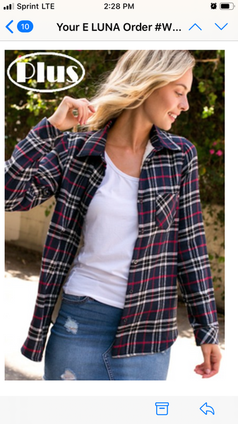 Fleece lined Flannel Shirt