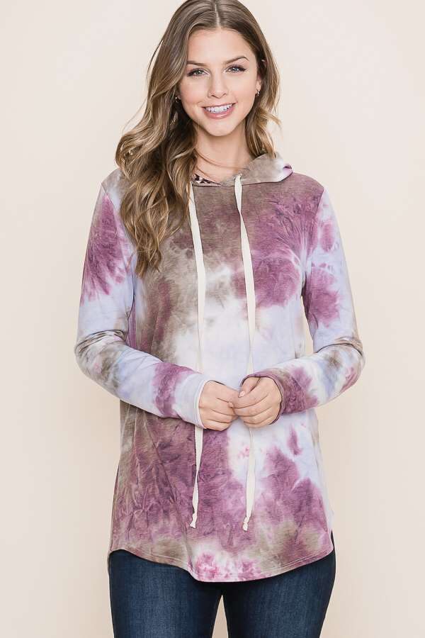 Purple Tie-Dye hoodie