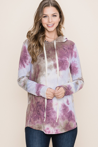Purple Tie-Dye hoodie